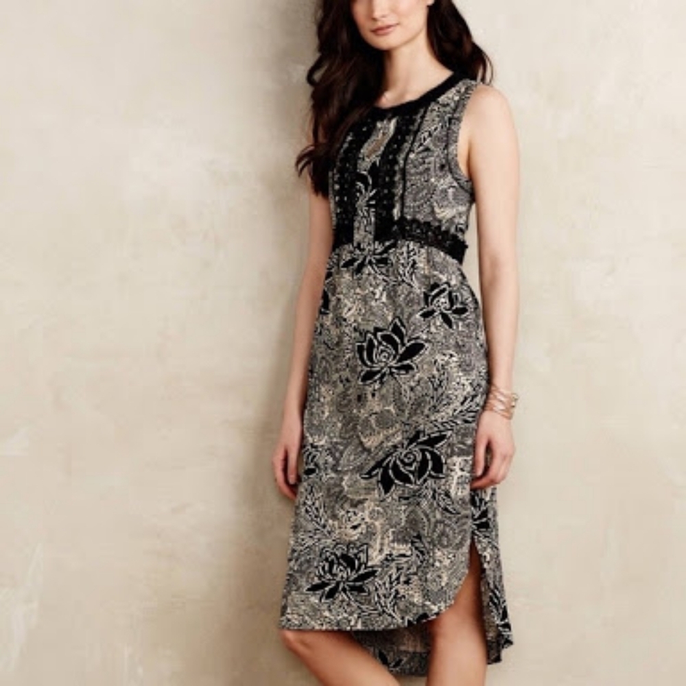 Anthro Holding Horses size 4 Suraja Floral Dress